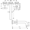 Hansgrohe Axor Citterio 3-Piece Cross Head Basin Mixer - Indesign