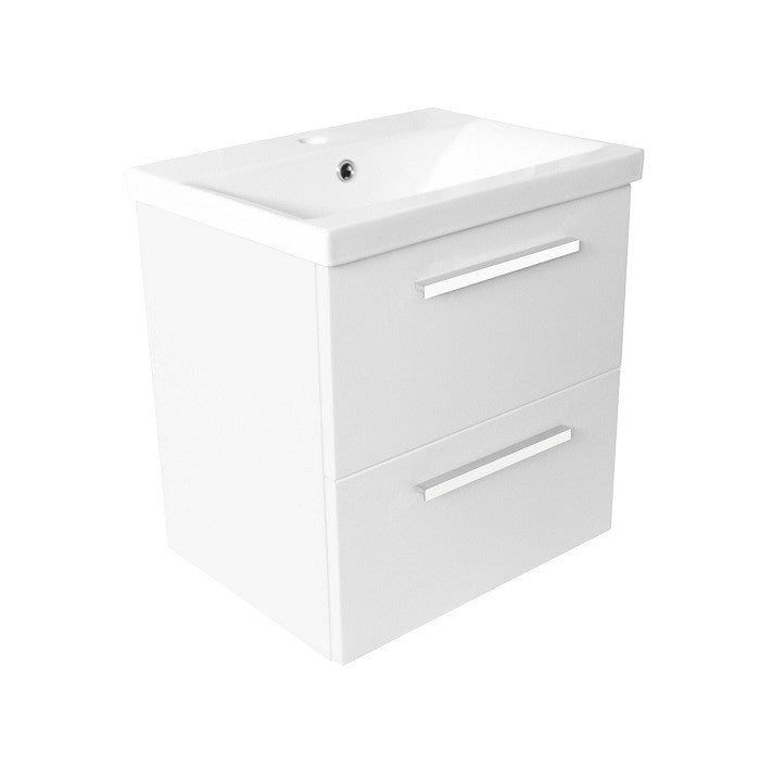 Pace 500 Wall Mounted Two Drawer Unit & Basin - Indesign