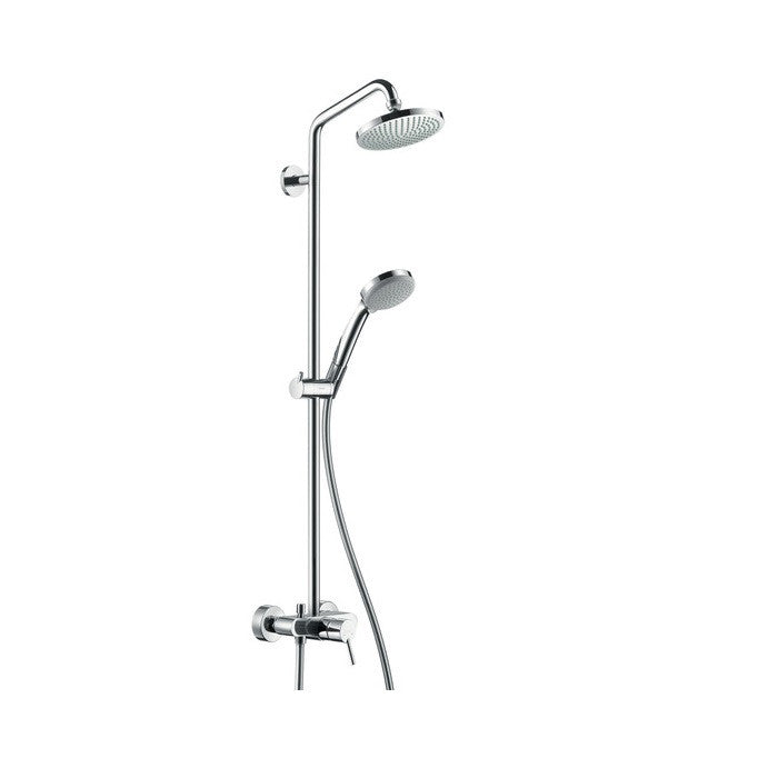 Hansgrohe Croma 100 Shower Set With Single Lever Mixer - Indesign
