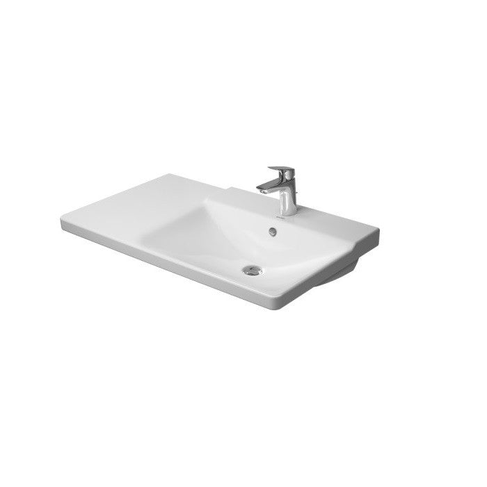 Duravit P3 Comforts Right Handed Asymmetric Furniture Washbasin - Indesign