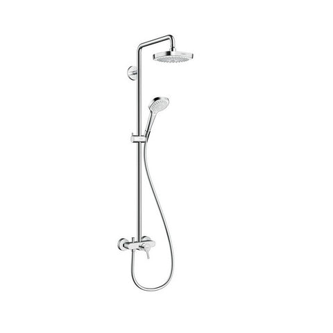 Hansgrohe Croma Select E 180 2 Jet Shower Set With Single Lever Mixer