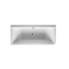 Duravit P3 Comforts Corner Right Inset Bath with Seamless Panel - Indesign