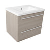Pace 600 Wall Mounted Two Drawer Unit & Basin - Indesign
