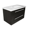 Pace 800 Wall Mounted Two Drawer Unit & Basin - Indesign