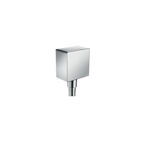 Hansgrohe FixFit Square Wall Outlet with non-return valve
