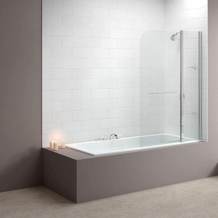 Merlyn MB3 2 Panel Curved Bath Screen - Indesign